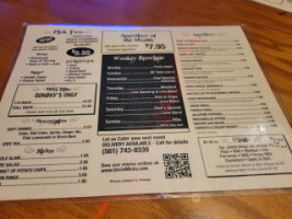 Uncle Mick's Grill menu