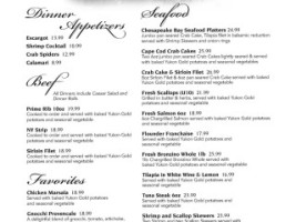 Woodbury Station Cafe menu