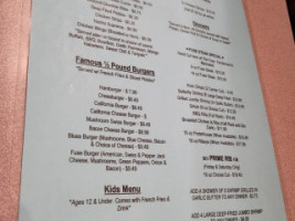 The Fuse Grill menu