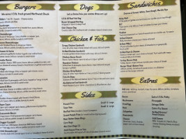 Jody's Drive Inn menu