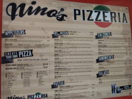 Nino's Pizzeria menu