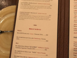 Tomasso At Turtle Point menu