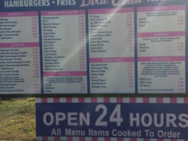 Dixie Queen menu