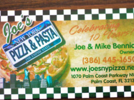 Joe's Ny Pizza Pasta food