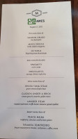 Mezzana menu