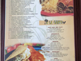 El Loro Mexican menu