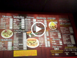 Alfredo's A Mexican Food menu