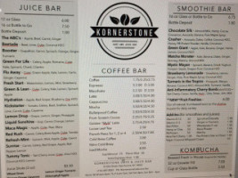 Kornerstone Cafe Juice East Aurora inside