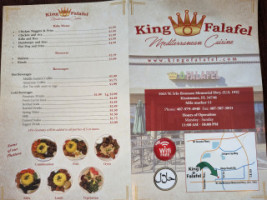 King O Falafel Kissimmee menu