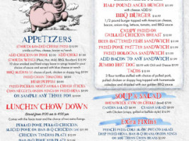 Hog Heaven B-q menu