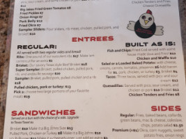 Big John's Rockin' Bbq menu