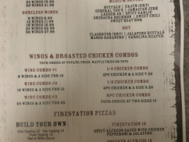 Fire Station Grill menu