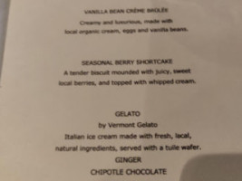 T. J. Buckley's menu