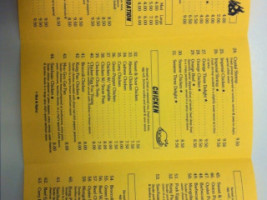 Leng's Chinese Food menu