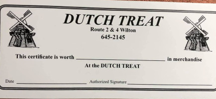 Dutch Treat food