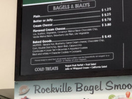 Rockville Bagels menu