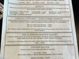 Sharks Fish House menu