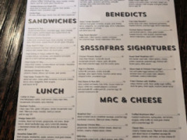 Sassafras American Eatery, Highlands menu