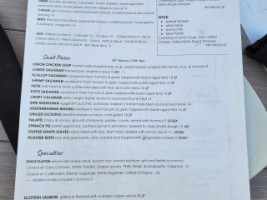 Ethos Greek Bistro menu