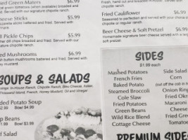 Limestone Grille menu