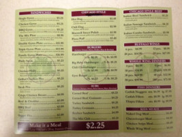 The Mix Sandwich Shop menu