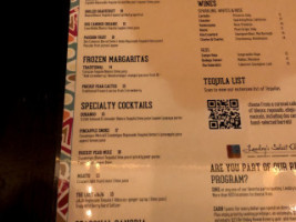 Dos Caminos menu