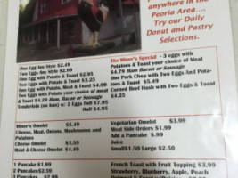 Carl's Bakery menu