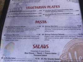 Larumba Mexican menu