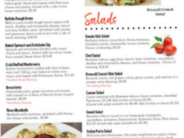 Boomerang Pizza Kitchen menu