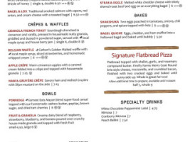 The Cornucopia Cafe menu