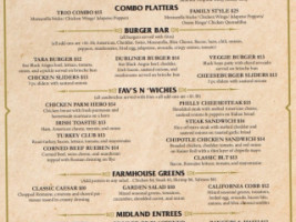 Tara Grill menu