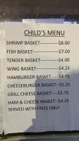 Tiger Drive Inn menu