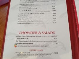 Anthony's Homeport Edmonds menu