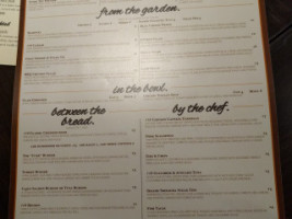 110 Grill Chelmsford menu