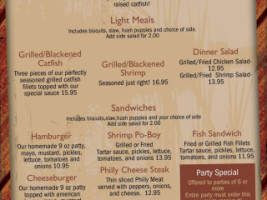 Lakeview Catfish menu