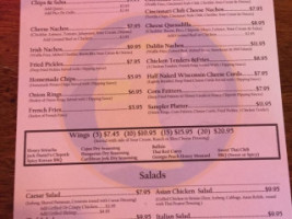 The Half Moon And Grill menu