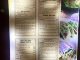 Guapo's menu