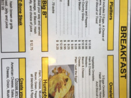 The Diner University Of Maryland Campus menu