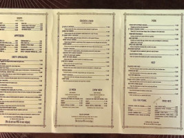 Ping's Cafe menu