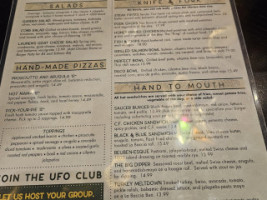 Flying Saucer Draught Emporium menu