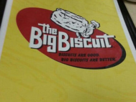 The Big Biscuit menu