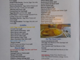 Richie's Cafe menu