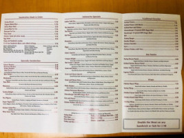 Carolina's Deli Cafe menu