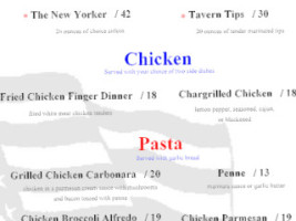 All American Tavern menu