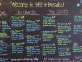 Bigs Of Batesville menu