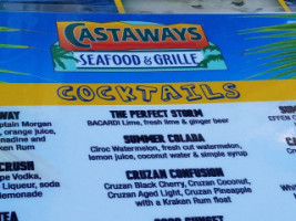 Castaways Seafood And Grille menu