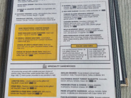 Sea Dog Brewing Company Topsham menu