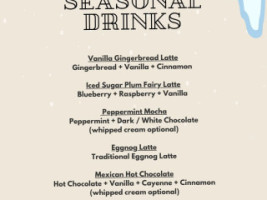 Nicholas Coffee Tea Co. menu