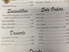 Peck's Place menu