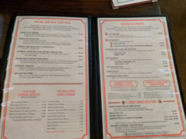 Aberdeen Barn Steakhouse Restaurant menu